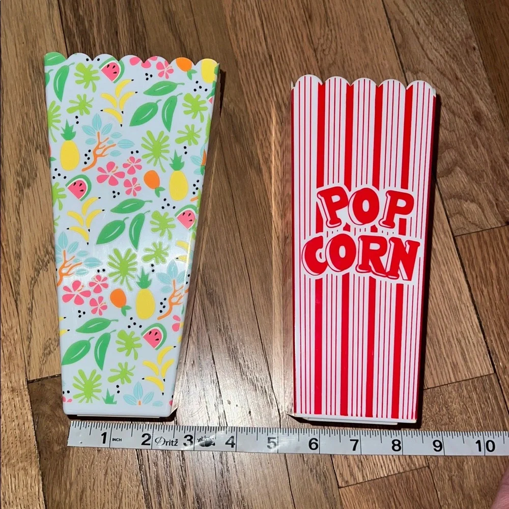Colorful Popcorn Boxes for Parties NWOT